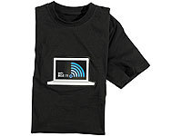 infactory Leucht-Shirt, T-Shirt mit LED-Beleuchtung