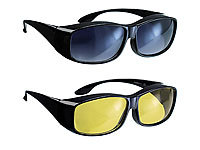 infactory Überzieh Sonnenbrille, Überziehbrille Damen, Überbrillen