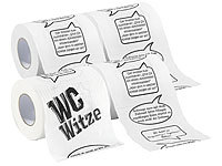 infactory Klopapier Witze, Klopapier bedruckt Fun, WC Witze
