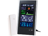infactory Wetterstation mit Strom, Wetterstation mit Netzteil