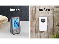 ; Funk-Wetterstationen mit Außensensor, WLAN und App Funk-Wetterstationen mit Außensensor, WLAN und App 