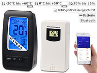 ; Funk-Wetterstationen mit Außensensor, WLAN und App Funk-Wetterstationen mit Außensensor, WLAN und App 