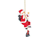 infactory Kletternder Nikolaus, hängender Weihnachtsmann