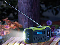 ; Solar- & Dynamo-Radios mit Powerbank-Funktion 