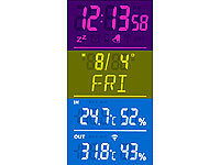 ; Funk-Wetterstationen mit Außensensor, WLAN und App, Wetterstationen mit Farb-Display, Funkuhr und Außensensor Funk-Wetterstationen mit Außensensor, WLAN und App, Wetterstationen mit Farb-Display, Funkuhr und Außensensor Funk-Wetterstationen mit Außensensor, WLAN und App, Wetterstationen mit Farb-Display, Funkuhr und Außensensor 