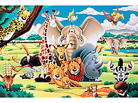 infactory Leuchtpuzzle, Puzzle leuchtet im Dunkeln