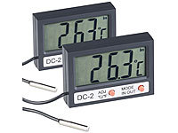 infactory Wasserthermometer, LCD-Thermometer Aquarien