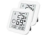 infactory Thermometer innen, Raum Thermometer Hydrometer