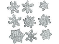 ; LED-Laternen mit Schneewirbel 