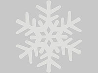 infactory Fensterbilder, Fensterbilder Schneeflocken