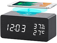 infactory Wecker Qi Laden, Wecker mit induktiver Ladestation