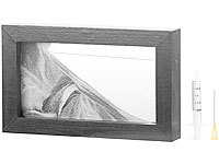 infactory Sandbild Kippbild, Sandbilderrahmen, Schüttel-Sand-Bild