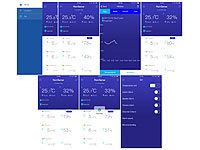 ; Funk-Wetterstationen mit Außensensor, WLAN und App Funk-Wetterstationen mit Außensensor, WLAN und App Funk-Wetterstationen mit Außensensor, WLAN und App Funk-Wetterstationen mit Außensensor, WLAN und App 