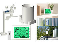 infactory Wand Wetterstation XXL, große Wetterstation für die Wand