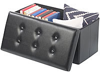 infactory Sitztruhe, Falttruhe, Aufbewahrungsbox & Sitzbank
