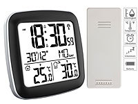 ; Wetterstationen mit Farb-Display, Funkuhr und Außensensor Wetterstationen mit Farb-Display, Funkuhr und Außensensor Wetterstationen mit Farb-Display, Funkuhr und Außensensor Wetterstationen mit Farb-Display, Funkuhr und Außensensor 