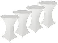 infactory Hussen, Tischhussen, Hussen Tische, Stehtisch-Stoffbezug