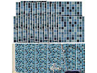 infactory Klebefolie 3D Fliesen, Natursteinoptik-Fliesenaufkleber