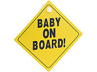 infactory Baby-Schilder für Autos, Baby-Schild für Auto