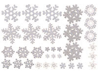 infactory Gel Sticker Fenster, Gel Fensterbilder Weihnachten