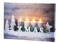 infactory LED Bilder, LED Weihnachtsbilder, LEDbild