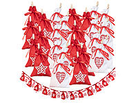 infactory Adventskalender Girlande zum befüllen