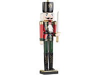 infactory Nussknacker Figur, Deko-Nussöffner für Weihnachten