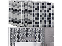 infactory Mosaik-Fliesen-Aufkleber, Fliesenaufkleber Küche Steinoptik