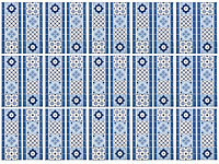 infactory Klebefolie für Fliesen, Klebefolie Mosaik Fliesen