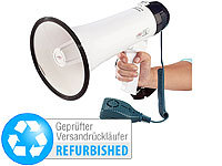 infactory Hornlautsprecher, kompaktes Megafon, Flüstertüte