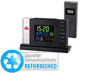 infactory Wetterstation modern, Funk Wetterstation Farbdisplays