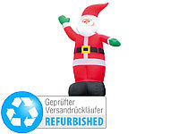 infactory Luftfiguren Weihnachten, Riesen Weihnachtsmann aufblasbar