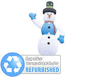 infactory Aufblasbarer Schneemann, Schneemann Weihnachtsdeko