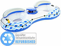 infactory Schwimminsel, Luftmatratze Pool, Schwimmsessel Pool