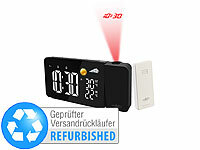 infactory Nachttisch-Wecker, Wecker mit Schlummerfunktionen; Wetterstationen mit Farb-Display, Funkuhr und Außensensor Wetterstationen mit Farb-Display, Funkuhr und Außensensor Wetterstationen mit Farb-Display, Funkuhr und Außensensor