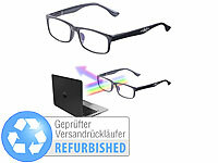 infactory UV Brille, Brille die blaues Licht filtert, Blaulicht-Filter
