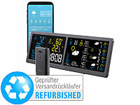 infactory Wetterstationen WLAn App, Innen-Außensensoren