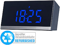 infactory LED Funkwecker, Funkwecker Digital, Wecker Funk
