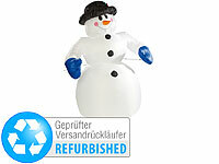 infactory Schneemann Weihnachten, Schneemann Figuren für draußen