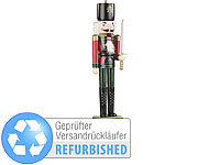 infactory Deko-Holznussknacker, Deko-Figur im Nussknacker-Design