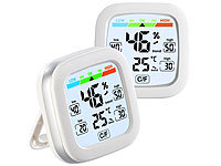 infactory Luftfeuchtemesser, Hygro-Thermometer Digital