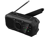 ; Solar- & Dynamo-Radios mit Powerbank-Funktion 