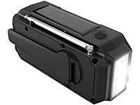 ; Solar- & Dynamo-Radios mit Powerbank-Funktion 