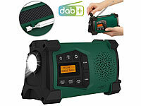 infactory Dynamo Radio, Radio mit Kurbel, DAB Solarradio
