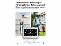 ; Funk-Wanduhren mit Doppel-Wecker, Temperatur-Anzeige und Außensensor Funk-Wanduhren mit Doppel-Wecker, Temperatur-Anzeige und Außensensor Funk-Wanduhren mit Doppel-Wecker, Temperatur-Anzeige und Außensensor 