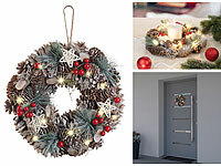 infactory Türkranz Weihnachten, Türkranz Weihnachten außen
