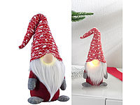 infactory Wichtel Weihnachten, Wichtel mit Beleuchtung, Stoff-Wichtel