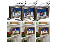 infactory Winter-Dekos, Bilderrahmen mit Weihnachtsmotiv