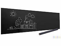 infactory Wandaufkleber, Tafelfolie mit Kreidestiften, Blackboard
