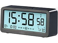 ; Funk-Wecker mit 2 Weckzeiten, USB-Ladestation und Thermometer Funk-Wecker mit 2 Weckzeiten, USB-Ladestation und Thermometer Funk-Wecker mit 2 Weckzeiten, USB-Ladestation und Thermometer Funk-Wecker mit 2 Weckzeiten, USB-Ladestation und Thermometer 